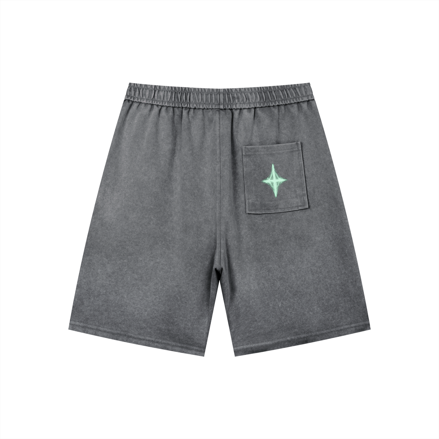 GRN LGHT LOGO SHORTS
